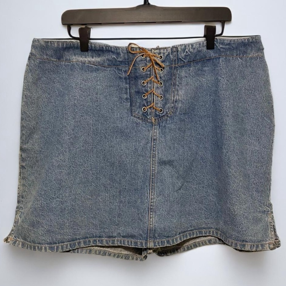 Vintage Denim Skort